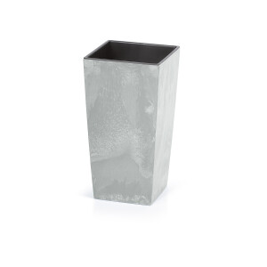 Prosperplast Bloempot (Grijs in betonlook, 22 x 22 x 42 cm)