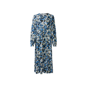 esmara Dames midi-jurk (38, Blauw)