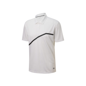 CRIVIT Heren sportshirt of -polo (Wit, L)