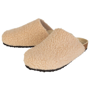 esmara Dames clogs met wol (Beige, 37)