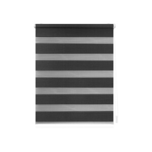 Lichtblick duo rolgordijn Klemmfix (Antraciet, 120 x 150 cm)