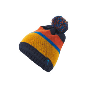 CRIVIT Gebreide kinder muts (134/146, Oranje/blauw)