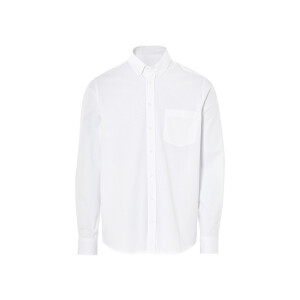 LIVERGY Heren overhemd (Wit, XL)