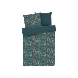 LIVARNO home Microfiber satijnen beddengoed, ademend, 200 x 200 cm (Let op: LV OSNL) (Groen)
