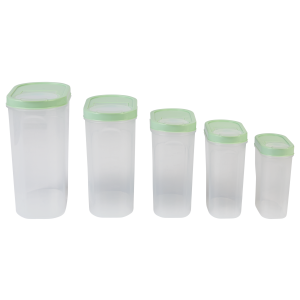 SILVERCREST 5 Voorraadbussen (Mint)