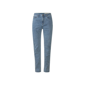esmara Dames jeans straight fit (40, lang, Lichtblauw)