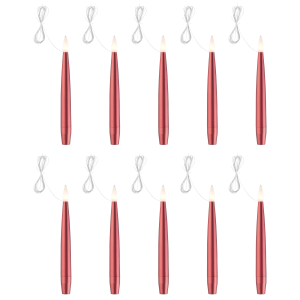 LIVARNO home LED-kerstboomkaarsen (Rood)