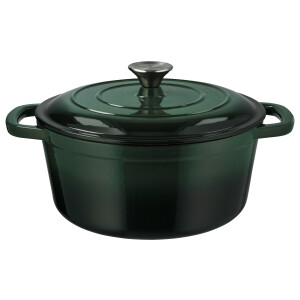 SILVERCREST Gietijzeren pan 26 cm 5,1 L (Groen)