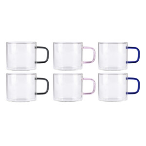 ERNESTO Glazenset (Espressokopjes set van 6)