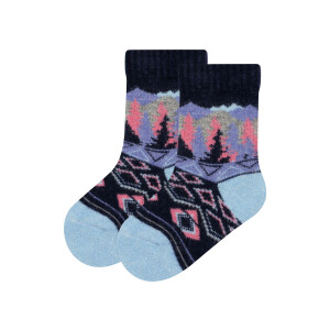 Soxo 1 Paar kinder sokken (Marineblauw, 31-34)