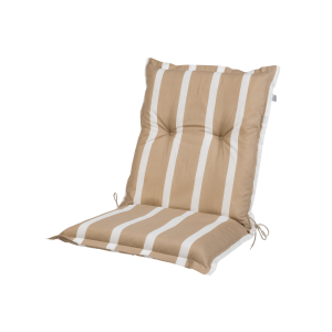 LIVARNO home Tuinkussen lage rug Valencia/Miami (Strepen/beige)