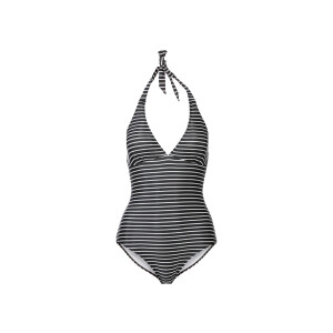 esmara Dames badpak (38, Zwart met print)