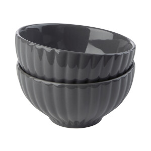 LIVARNO home Servies 2-delig (Kommen, Grijs)