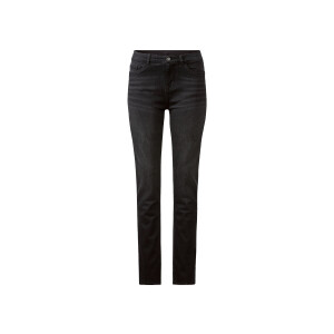 esmara Dames jeans - Slim fit (Korte lengte, Zwart, 34)