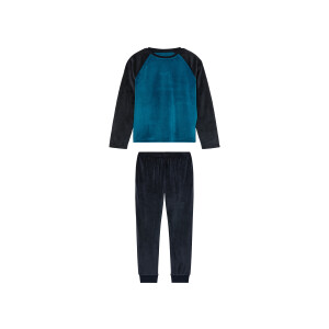 pepperts! Kinder pyjama (158/164, Turquoise/donkerblauw)