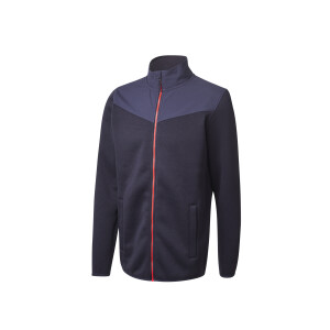 CRIVIT Heren fleecevest (M, Marineblauw)