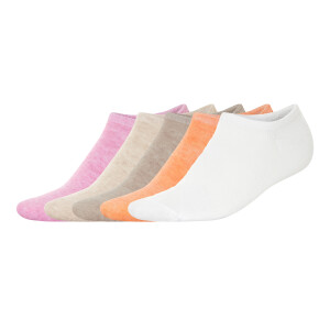 esmara 5 paar sokken (roze/beige/oranje/wit, 39-42)