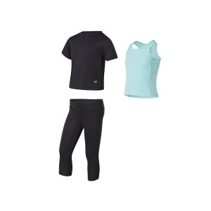 CRIVIT Kinder sportset (Zwart/blauw, 110/116)