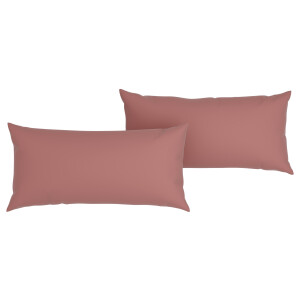 LIVARNO home 2 Mousseline kussenslopen 80 x 40 cm (Lichtroze)