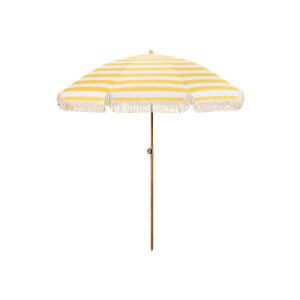 LIVARNO home Parasol Ø 170 cm (Geel/wit)