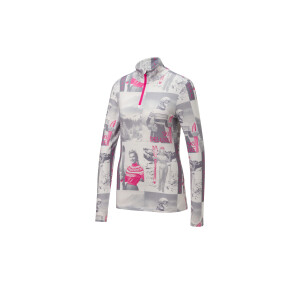 CRIVIT Dames skipully Glamour (Wit/lichtroze, L (44/46))