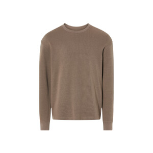 LIVERGY Heren sweater (Bruin, L)