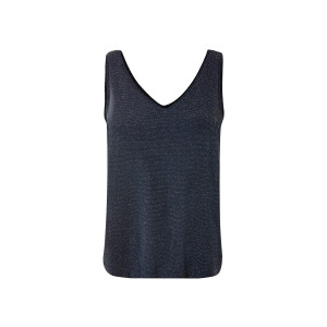 esmara Dames glittertop (Donkerblauw, S (36/38))