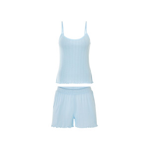 esmara Korte dames pyjama (Blauw, XL (48/50))