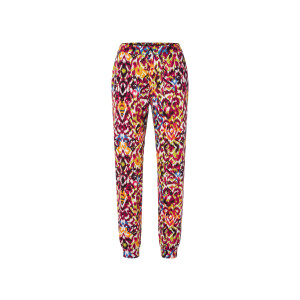 esmara Dames zomerbroek (M (40/42), Rood/oranje/blauw)