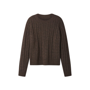 esmara Gebreide dames trui (Bruin, XS (32/34))