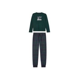 pepperts! Kinder fleece pyjamabroek (Groen, 158/164)