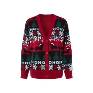 esmara Dames kerstvest (Rood, XS (32/34))
