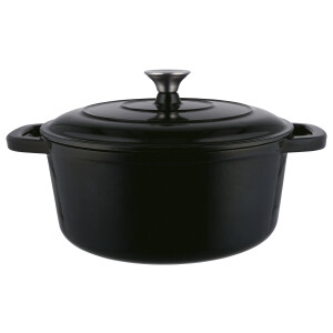 SILVERCREST Gietijzeren pan 28 cm 5,6 L (Zwart)