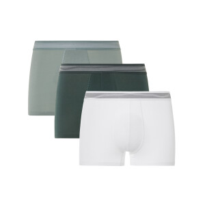 LIVERGY 3 heren boxers (Groen/wit, XL)