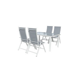 LIVARNO home Aluminium tuinset Houston 5-delig