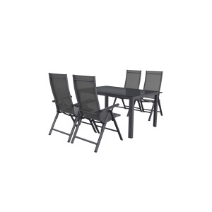 LIVARNO home Aluminium tuinset Houston 5-delig