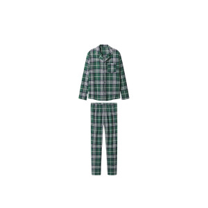 esmara Flanellen dames pyjama (Groen, M (40/42))