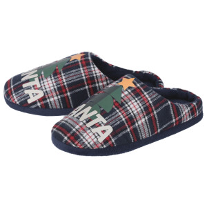 esmara Heren kerstpantoffels (Marineblauw, 45)