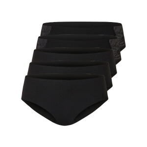 esmara 5 hipsters (M (40/42), Zwart)