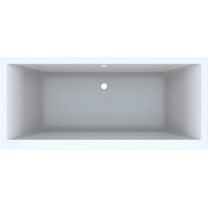Geberit Renova Plan kunststof duobad acryl rechthoekig 180x80x42cm wit 554.307.01.1