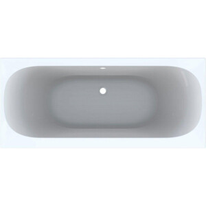 Geberit Soana kunststof duobad acryl rechthoekig 170x75x45cm wit 554.045.01.1