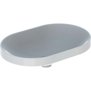 Geberit VariForm opbouwwastafel ellipsvormig zonder kraangat zonder overloop 60x40x17.8cm wit 500730012 500.730.01.2