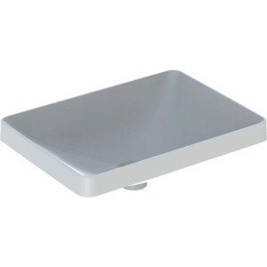 Geberit VariForm opbouwwastafel rechthoekig zonder kraangat zonder overloop 55x40x17.8cm wit 500738012 500.738.01.2