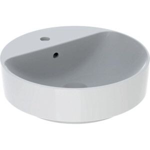 Geberit Variform opzetwastafel rond 45cm met overloop wit 500.769.01.2