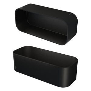 Geesa Frame Douchemand / Planchet 25cm Zwart 918901-06