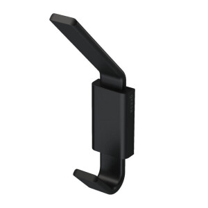Geesa Frame Handdoekhaak dubbel Zwart 918415-06