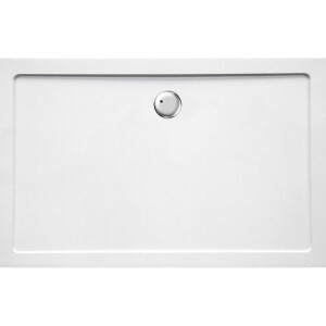 GO by Van Marcke Helion douchebak kunststofcomposiet 140x90x3.5cm rechthoek afvoer D90mm zonder potenstel wit AJSC1490S