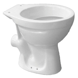 Go by Van Marcke vrijstaande wc pot 47,6x35,7x39,1cm porselein wit muuraansluiting zonder zitting DELTA WC P (FS175235CK0000)
