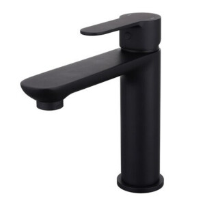 GO by Van Marcke wastafelkraan - 18cm - opbouw - mengkraan - messing zwart mat 8192-30 MB