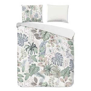 Dekbedovertrek Katoen - Abel - Eenpersoons (140x200 Cm) - Meerkleurig Katoen - Bloemen - Good Morning - Dekbed-Discounter.nl